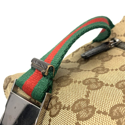 GUCCI(グッチ) GGキャンバス ウエストバッグ 28566  GGキャンバス×レザー ブラウン ベージュ 【102062433003】