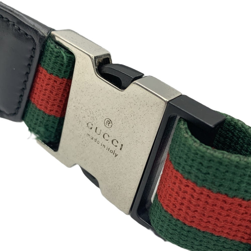 GUCCI(グッチ) シェリーライン テクノキャンバス ボディバッグ ブラック 630920 【102062469003】