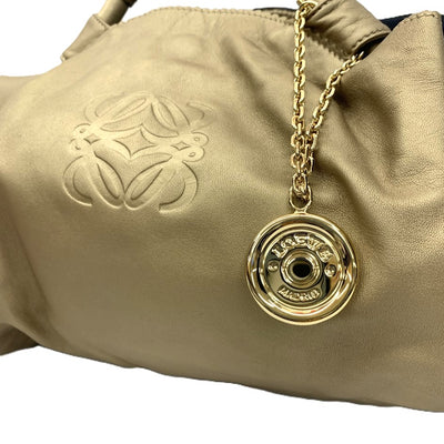 LOEWE(ロエベ) アナグラム ナッパアイレ ハンドバッグ レザー シャンパンゴールド レディース 【102062486003】