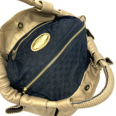 LOEWE(ロエベ) アナグラム ナッパアイレ ハンドバッグ レザー シャンパンゴールド レディース 【102062486003】