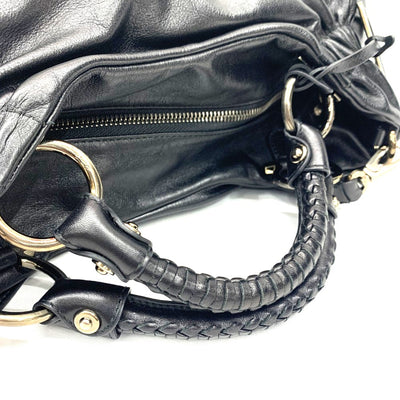 Salvatore Ferragamo フェラガモ ガンチーニ ハンドバッグ レザー ブラック レディース バッグ 【102062488003】