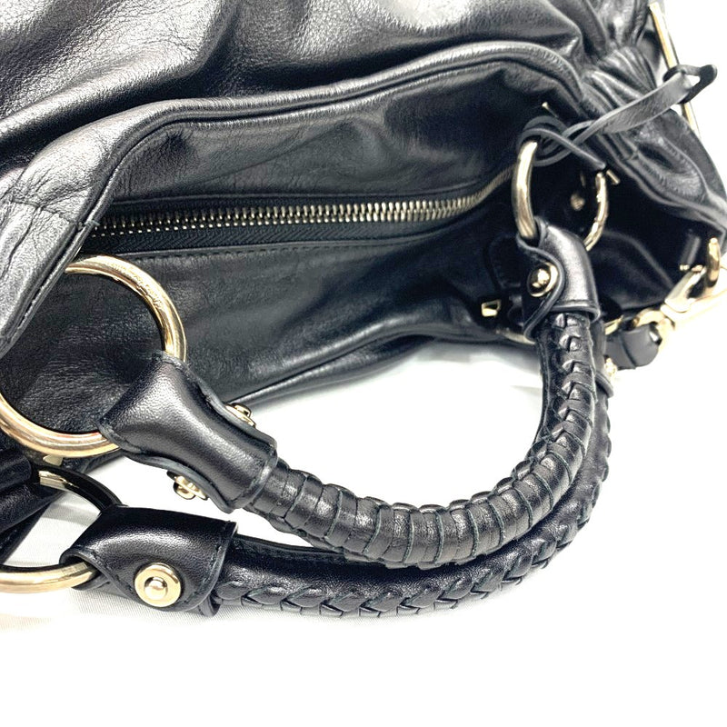 Salvatore Ferragamo フェラガモ ガンチーニ ハンドバッグ レザー ブラック レディース バッグ 【102062488003】