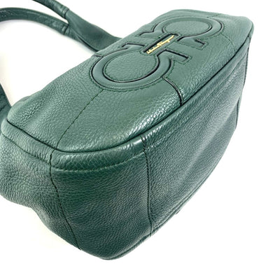 Salvatore Ferragamo フェラガモ ガンチーニ ハンドバッグ レザー グリーン レディース バッグ 【102062488003】