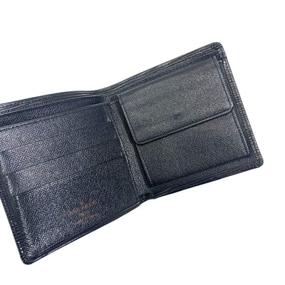 LOUIS VUITTON(ルイ・ヴィトン) エピ ポルト ピエ カルト クレディ モネ M63542 エピレザー ノワール メンズ 二つ折り財布 【102062492001】