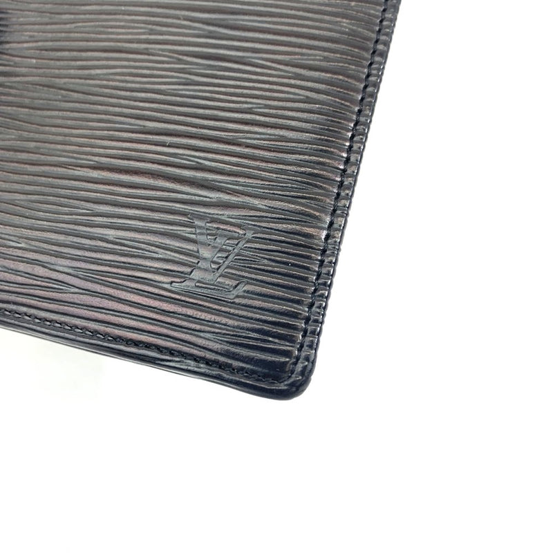 LOUIS VUITTON(ルイ・ヴィトン) エピ ポルト ピエ カルト クレディ モネ M63542 エピレザー ノワール メンズ 二つ折り財布 【102062492001】