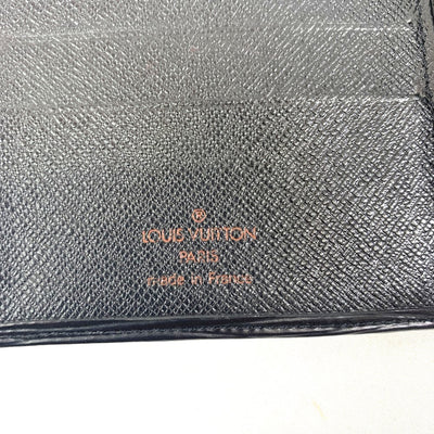 LOUIS VUITTON(ルイ・ヴィトン) エピ ポルト ピエ カルト クレディ モネ M63542 エピレザー ノワール メンズ 二つ折り財布 【102062492001】