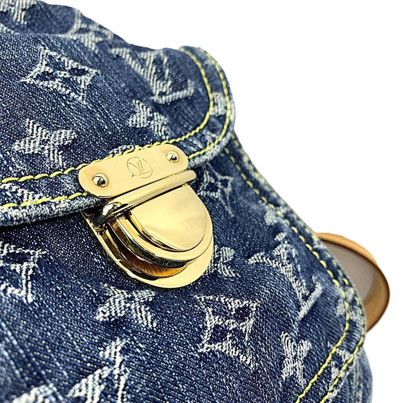 LOUIS VUITTON(ルイ・ヴィトン) モノグラムデニム カメラバッグ M95348 ブルー  【102062538003】