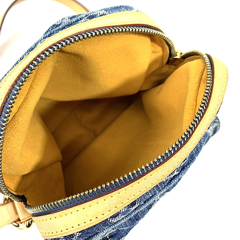 LOUIS VUITTON(ルイ・ヴィトン) モノグラムデニム カメラバッグ M95348 ブルー  【102062538003】
