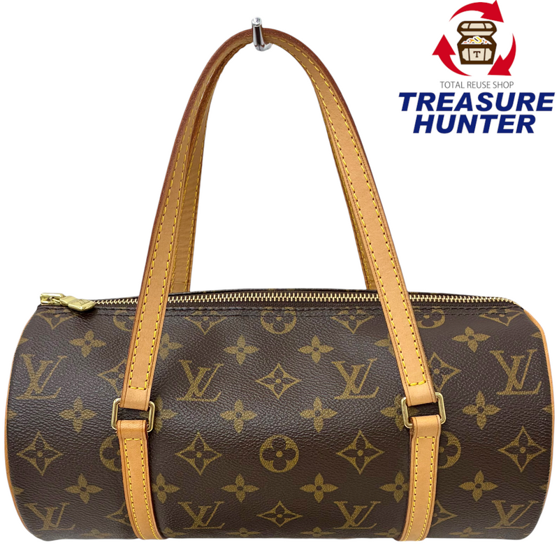 LOUIS VUITTON モノグラム パピヨンPM M51386 ブラウン ハンドバッグ