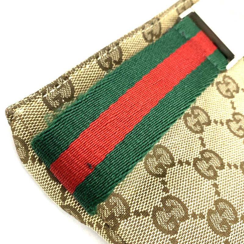 GUCCI グッチ GGキャンバス ウエストバッグ GGキャンバス×レザー ブラウン 28566 【102062590003】
