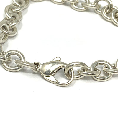 TIFFANY&Co. ノーツ プレート ブレスレット SV925 シルバー チェーン約18ｃｍ レディース ティファニー 【102062642005】