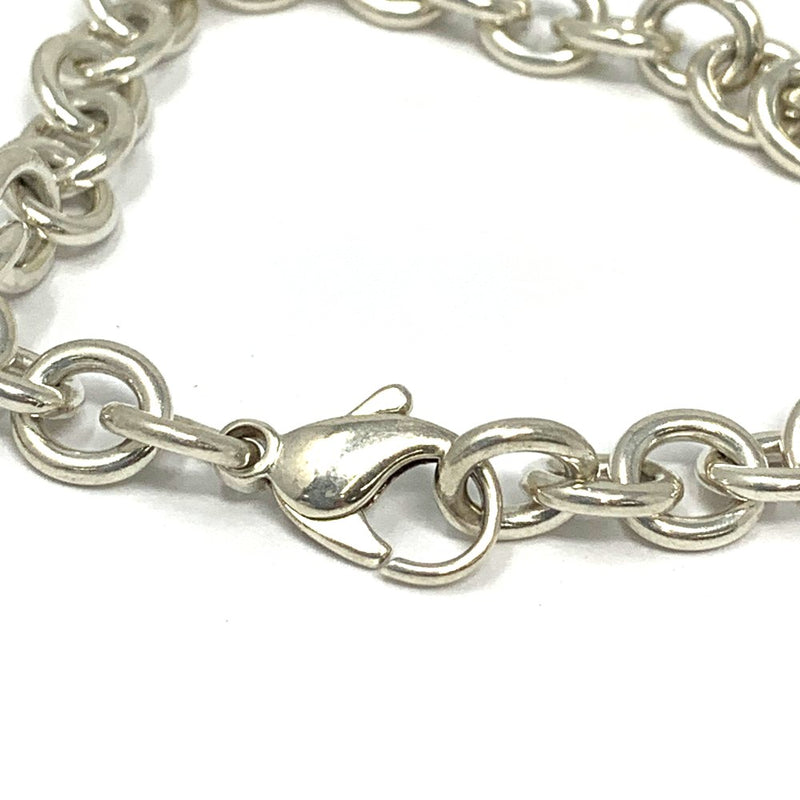 TIFFANY&Co. ノーツ プレート ブレスレット SV925 シルバー チェーン約18ｃｍ レディース ティファニー 【102062642005】
