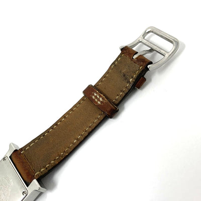 HERMES(エルメス)  Hウォッチ 腕時計 HH1.210.260  ステンレス レザーベルト シルバーカラー クォーツ レディース 【102062647005】