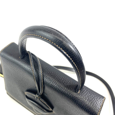 LOEWE(ロエベ) バルセロナ 2WAYバッグ レザー ブラック レディース ハンドバッグ ショルダーバッグ 【102062648001】