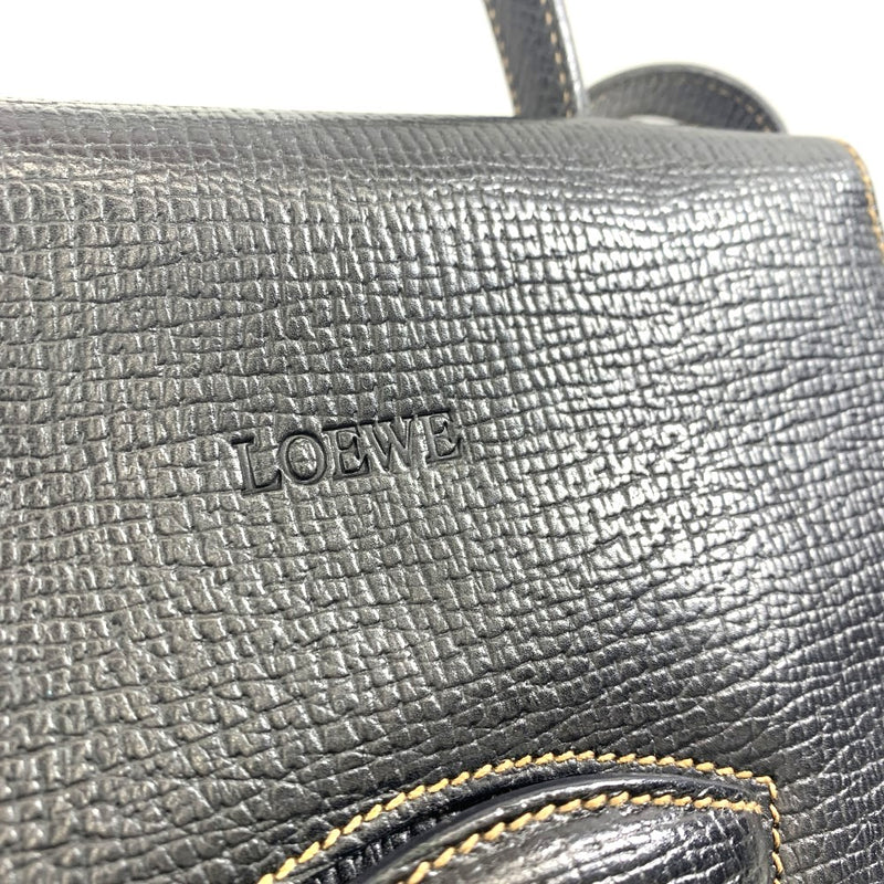 LOEWE(ロエベ) バルセロナ 2WAYバッグ レザー ブラック レディース ハンドバッグ ショルダーバッグ 【102062648001】