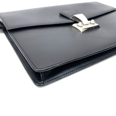 Cartier(カルティエ)　パシャ　セカンドバッグレザー　ブラック 【102062662001】