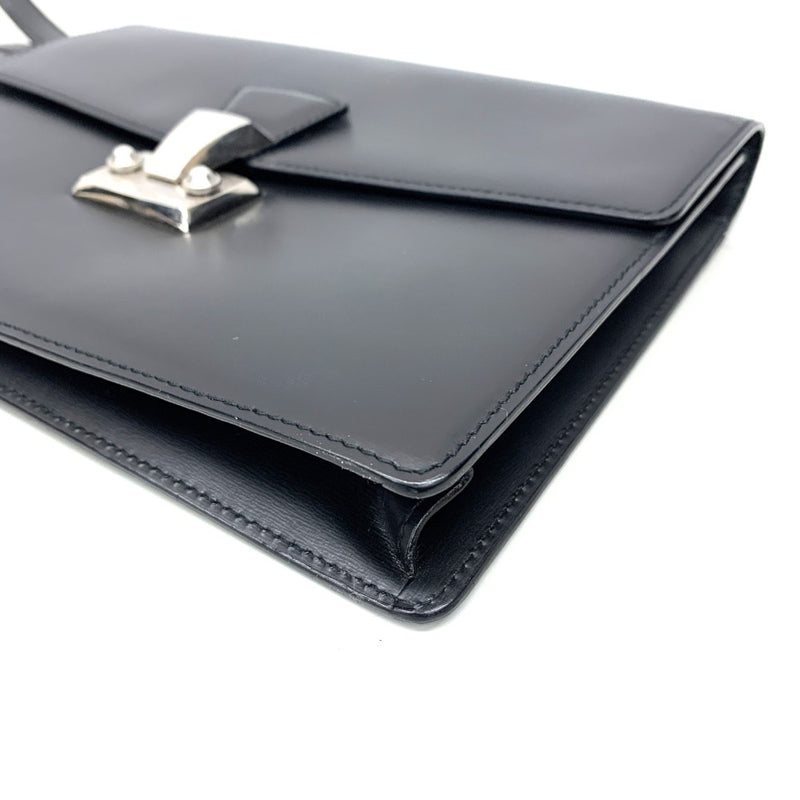 Cartier(カルティエ)　パシャ　セカンドバッグレザー　ブラック 【102062662001】