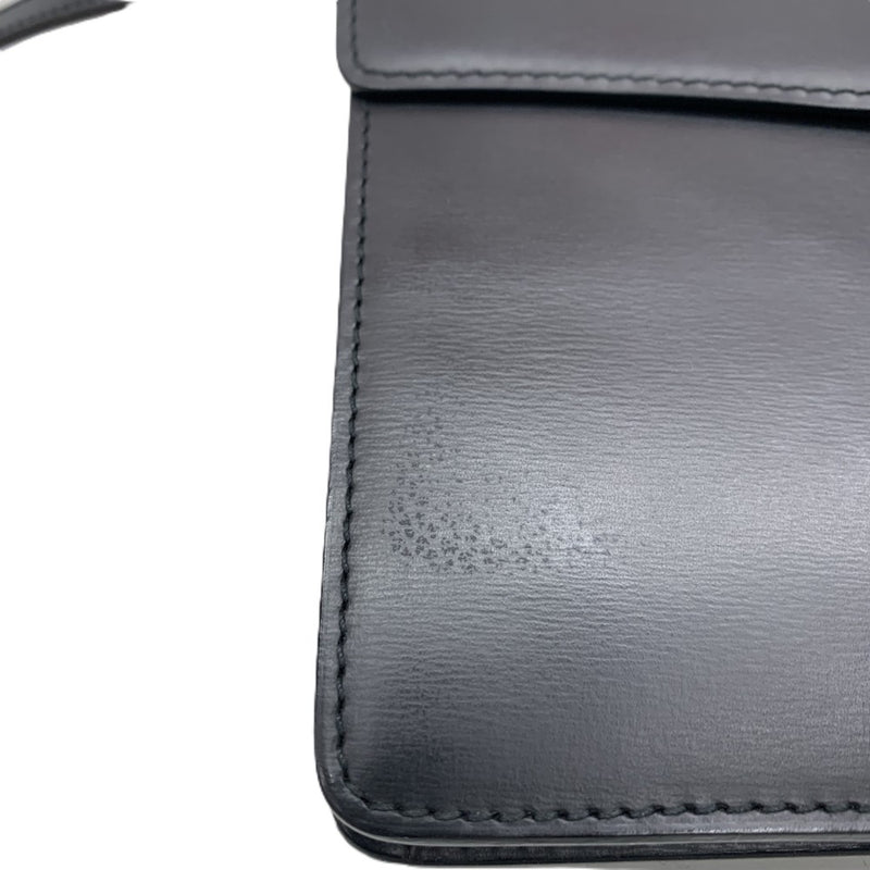 Cartier(カルティエ)　パシャ　セカンドバッグレザー　ブラック 【102062662001】