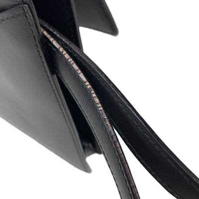 Cartier(カルティエ)　パシャ　セカンドバッグレザー　ブラック 【102062662001】