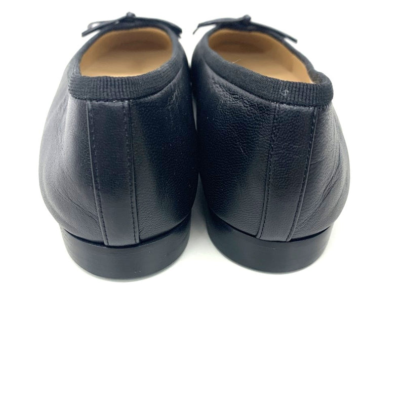 CHANEL(シャネル) バレリーナ サイズ36 1/2 約23.5ｃｍ ラムスキン×パテント カーフスキン ブラック G02819-Y01552-94305 レディース シューズ 【102062731003】