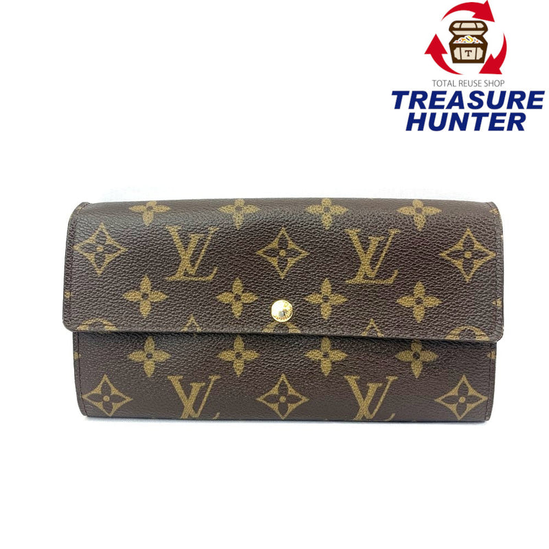 LOUIS VUITTON(ルイ・ヴィトン) モノグラム ポルトフォイユ・サラ  N61734 モノグラムキャンバス ブラウン 長財布 【102062761001】