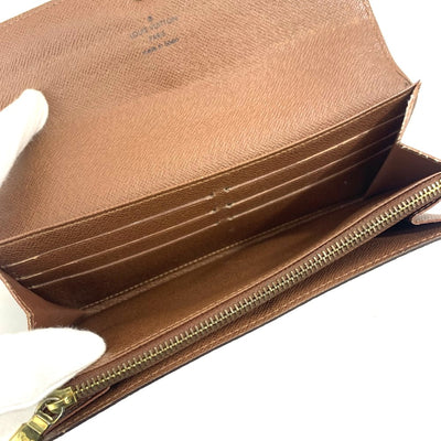 LOUIS VUITTON(ルイ・ヴィトン) モノグラム ポルトフォイユ・サラ  N61734 モノグラムキャンバス ブラウン 長財布 【102062761001】
