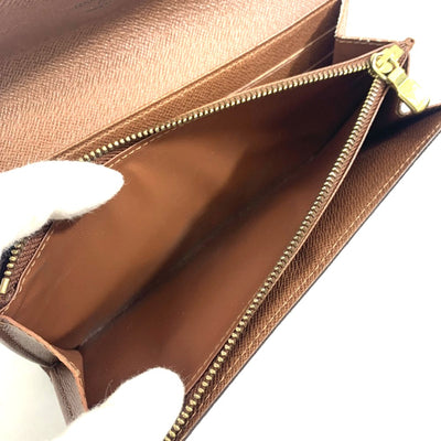 LOUIS VUITTON(ルイ・ヴィトン) モノグラム ポルトフォイユ・サラ  N61734 モノグラムキャンバス ブラウン 長財布 【102062761001】