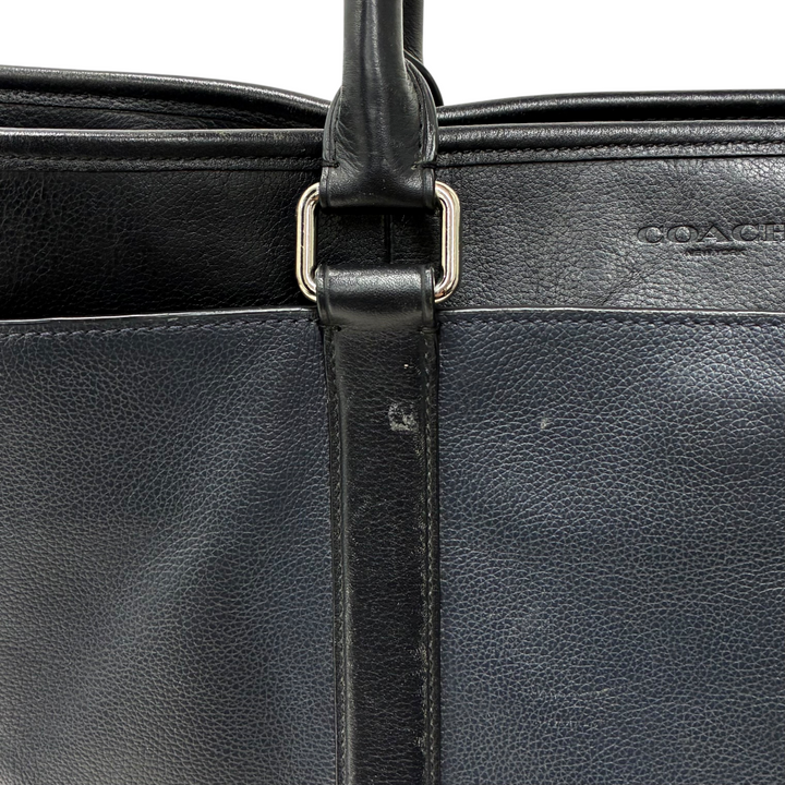 COACH メトロポリタン レザー 2wayトートバッグ F54758 ブラック