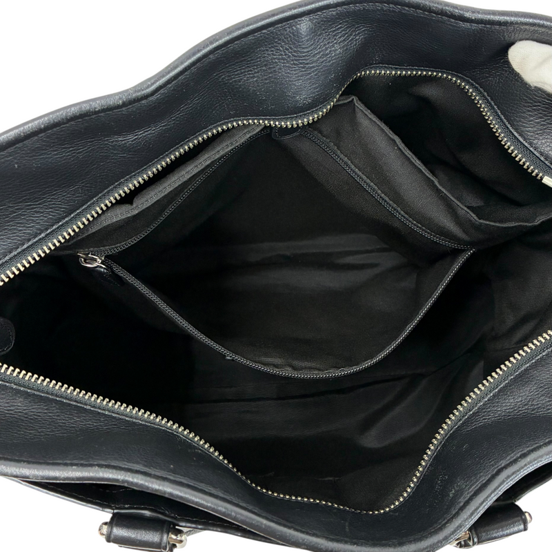 COACH メトロポリタン レザー 2wayトートバッグ F54758 ブラック