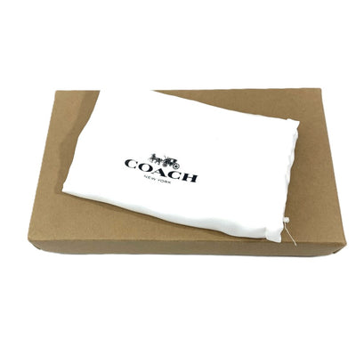 COACH(コーチ) シグネクチャー ロングジップ アラウンド ウォレット C4552 ブラウン×イエロー レディース 長財布 【102062814001】