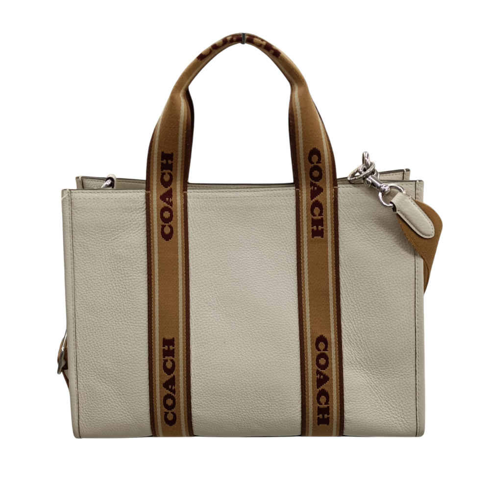 中古 COACH レザートートバッグ スミス CU997 2WAY ショルダー