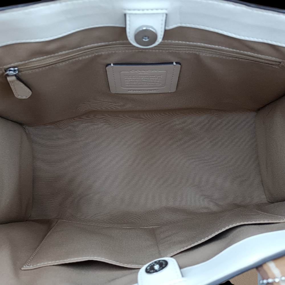 中古 COACH レザートートバッグ スミス CU997 2WAY ショルダー