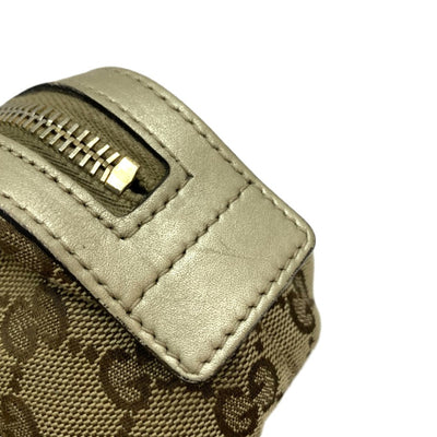 GUCCI(グッチ) GGキャンバス バンブー コスメポーチ 246174 ベージュ GUCCI(グッチ) GGキャンバス バンブー コスメポーチ 246174 ベージュ