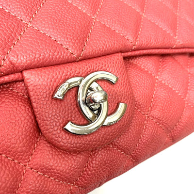 CHANEL(シャネル)　マトラッセ　キャビアスキン　チェーンショルダーバッグ　ピンク　 【102062954003】