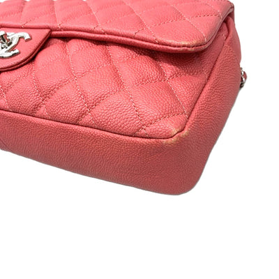 CHANEL(シャネル)　マトラッセ　キャビアスキン　チェーンショルダーバッグ　ピンク　 【102062954003】
