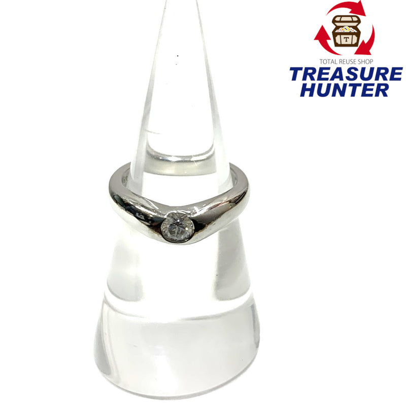 TIFFANY&Co.  Pt950　ダイヤリング　6号　エルサ・ペレッティデザイン　ティファニー 【102062956001】