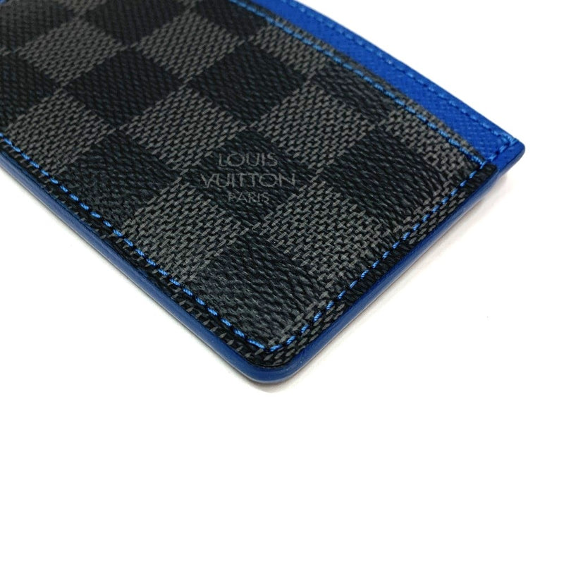 LOUIS VUITTON(ルイ・ヴィトン)　ダミエ・グラフィット　ポルト　カルト　サーンプル　N64029　ブルー 【102062992001】