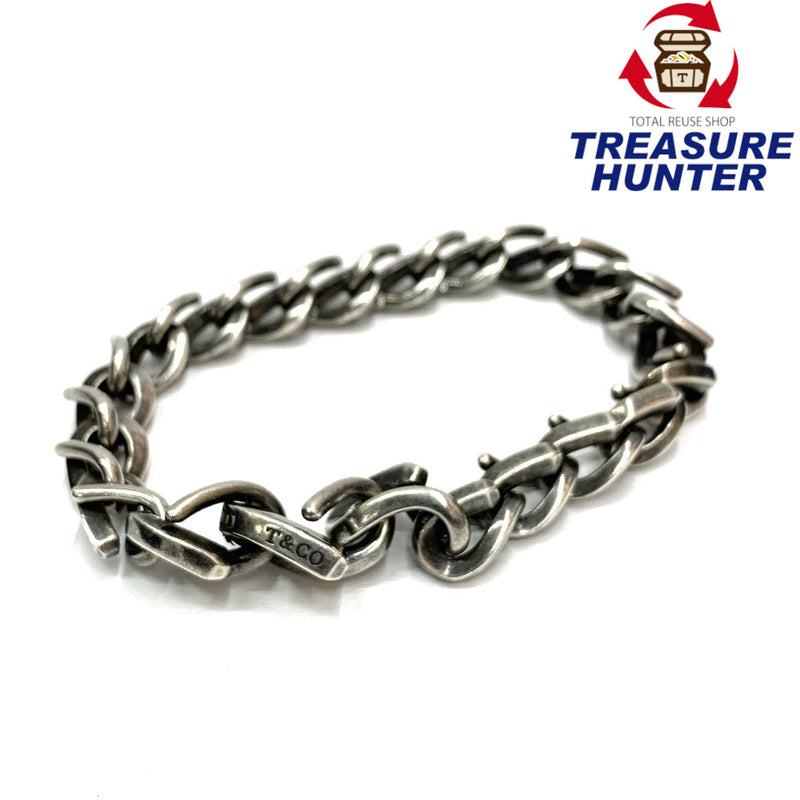 TIFFANY&Co.  フォージ　ラージリング　ブレスレット　Ag925シルバー　いぶし仕上げ　ティファニー 【102062997001】