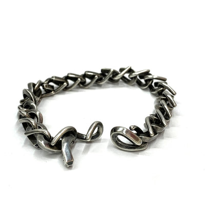 TIFFANY&Co.  フォージ　ラージリング　ブレスレット　Ag925シルバー　いぶし仕上げ　ティファニー 【102062997001】