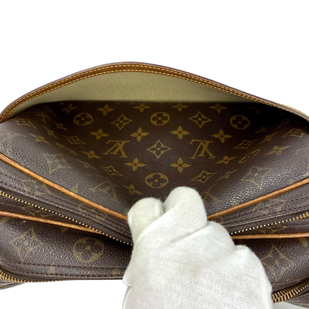 LOUIS VUITTON モノグラム リポーターPM M45254 ブラウン ショルダー