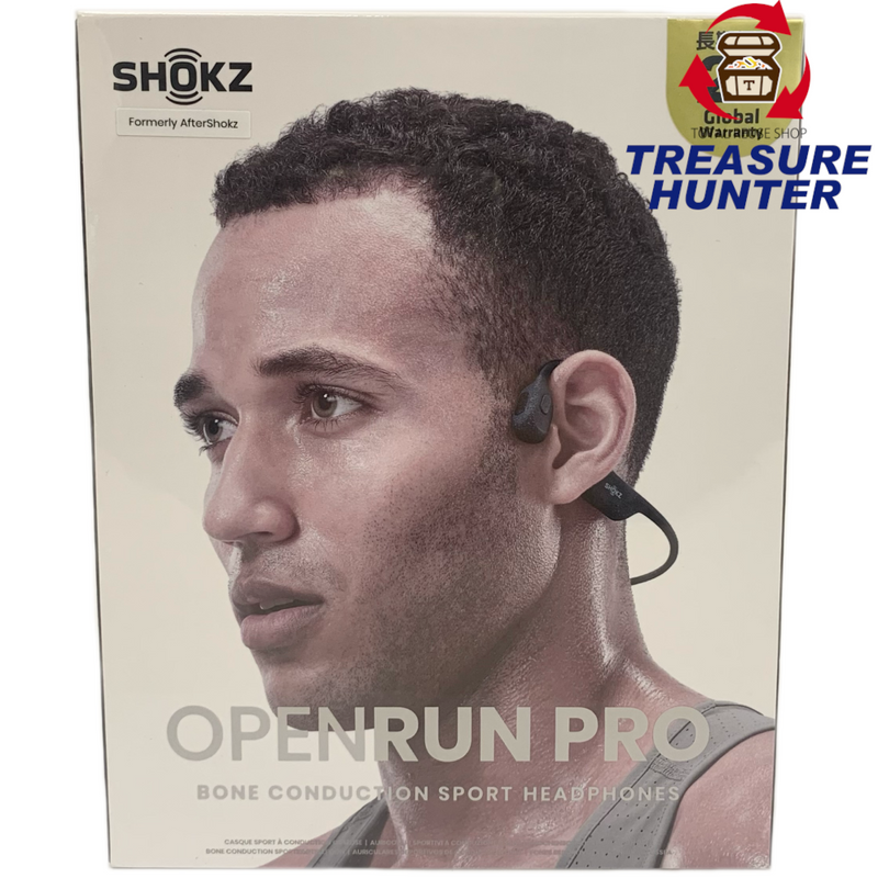 SHOKZ 骨伝導ワイヤレスイヤホン OpenRun Pro SKZ-EP-000007 デュアルノイズキャンセリング マイク搭載 防塵防水 2022年 ショックス 【103046975002】