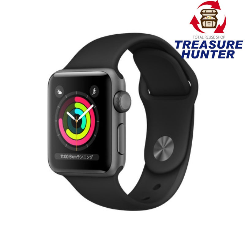 Apple Watch Series 3 GPSモデル38mm MTF02J/A スペースグレイアルミニウムケース/ブラックスポーツバンド アップルウォッチ 未使用品 【103053612005】