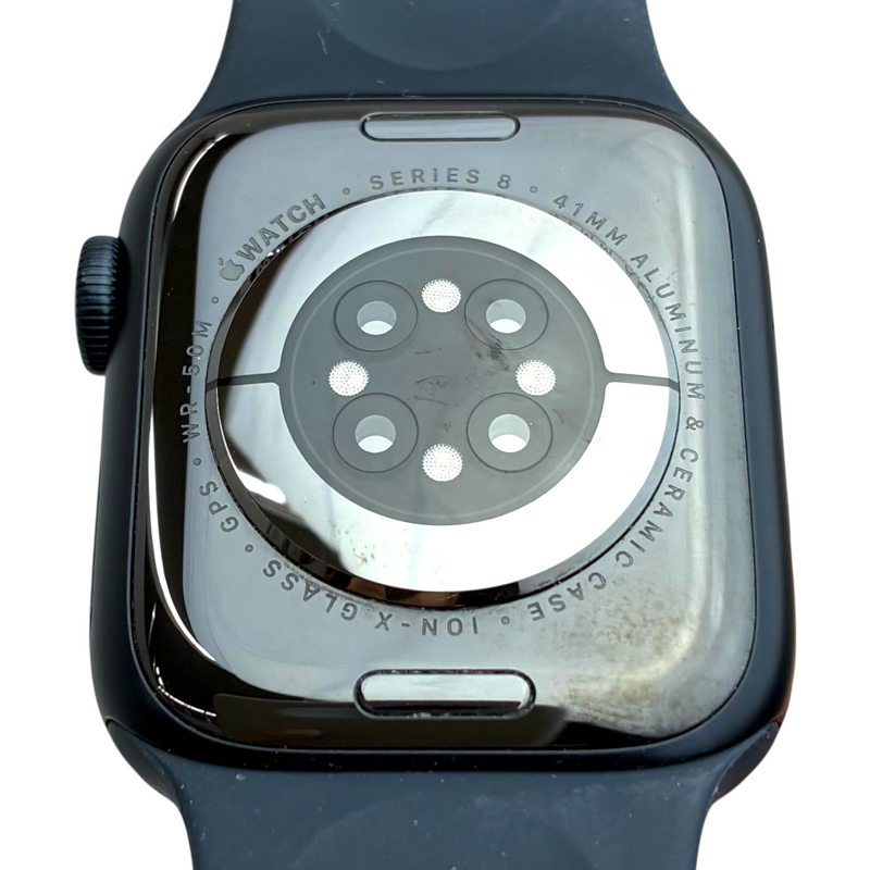 Apple Watch Series8(アップルウォッチ シリーズ8) GPSモデル 41mm MNP53J/A ミッドナイト 防塵 耐水50m 着信通知 電子マネー対応 2022年 【103057813006】