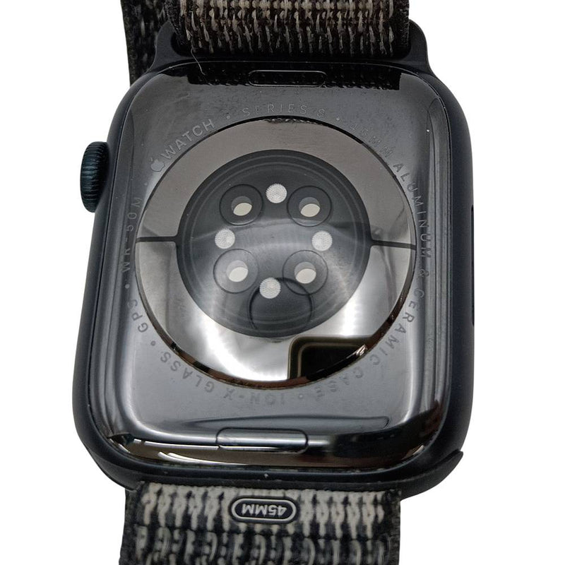 中古 Apple Apple Watch Series8 45mm GPSモデル MNP83J/A+MKUQ3FE/A A2771ミッドナイトアルミニウムケース ナイキスポーツバンド 【103058225002】