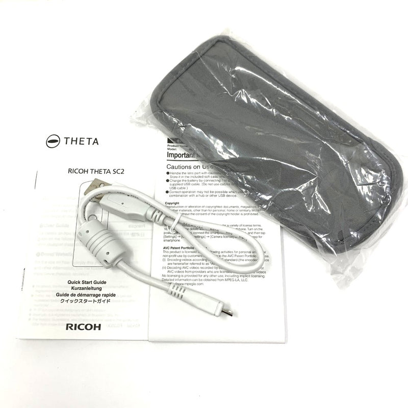 RICOH(リコー) THETA SC2   全天球カメラ ブルーR03030   2019年製 【103058262005】