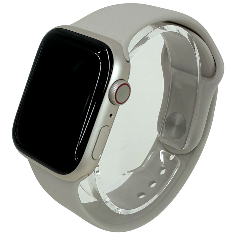 Apple Watch Series8(アップルウォッチ シリーズ8) 45mm GPS+Cellularモデル MNK73J/A スターライト 耐水 防塵 2022年 【103060069002】
