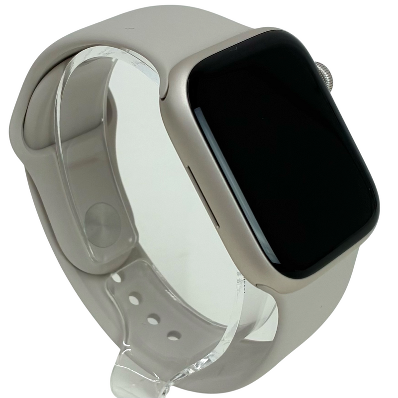 Apple Watch Series8(アップルウォッチ シリーズ8) 45mm GPS+Cellularモデル MNK73J/A スターライト 耐水 防塵 2022年 【103060069002】