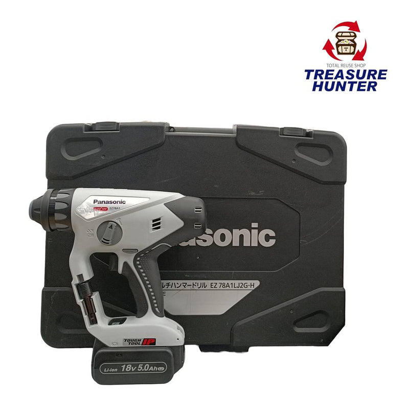 未使用品 Panasonic 充電式マルチハンマードリル EZ78A1LJ2G-H 2022年 18V 5.0Ah パナソニック 充電器 バッテリー×2 【103060628002】