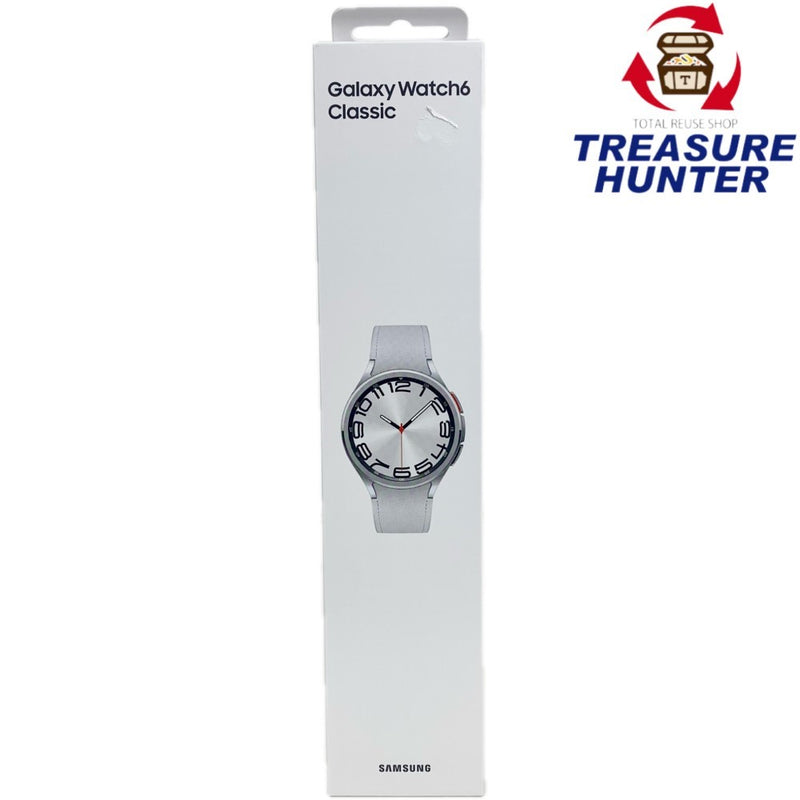 SAMSUNG Galaxy Watch6 Classic 47mm シルバー SM-R960NZSAXJP Felica対応 スマートウォッチ サムスン 【103060790007】