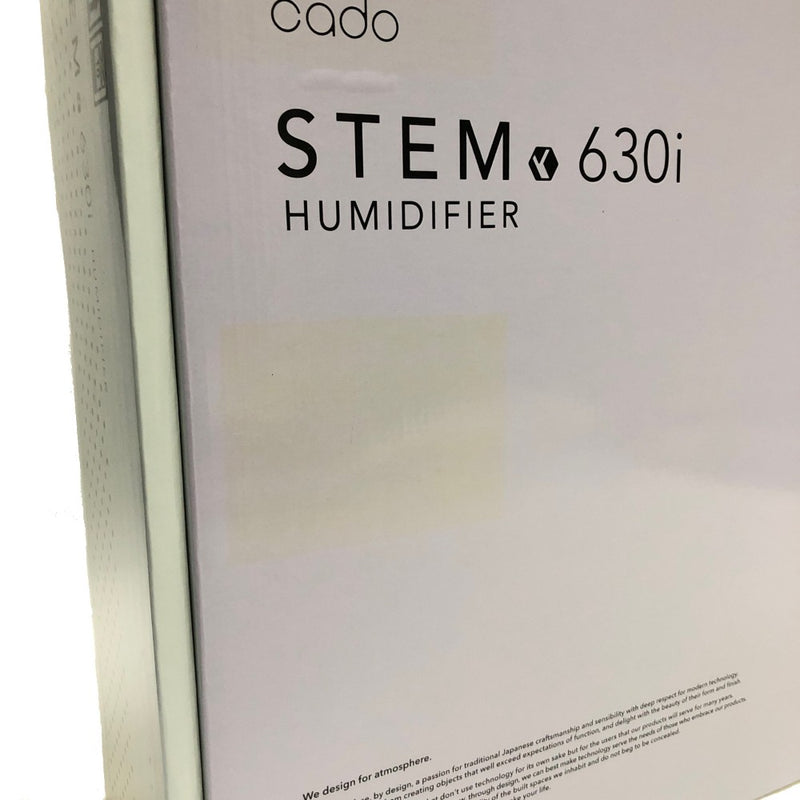 【未使用品】cado カドー STEM 630i 超音波式加湿器 HM-C630i ホワイト 【103062401007】
